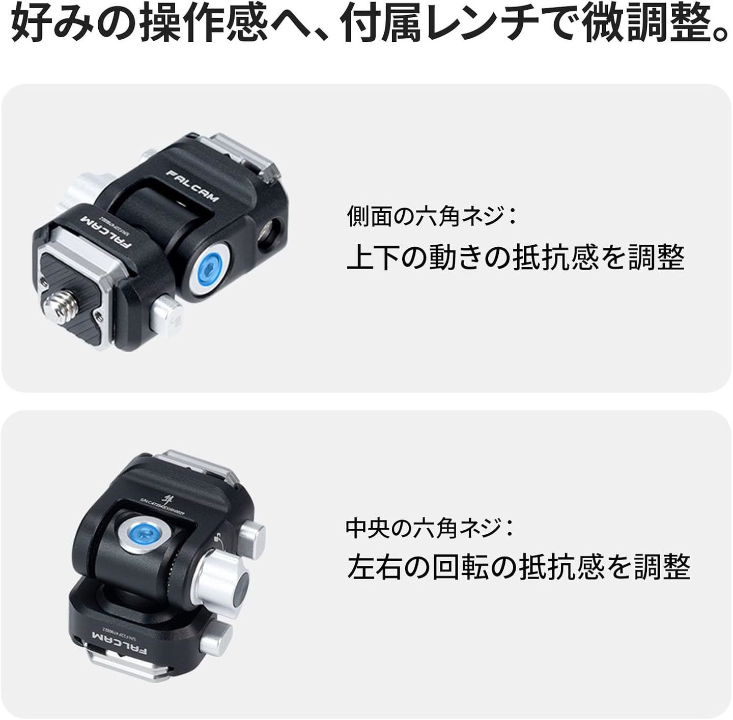 2543B】F22 デュアルクイックリリース パンヘッドキット ブラック